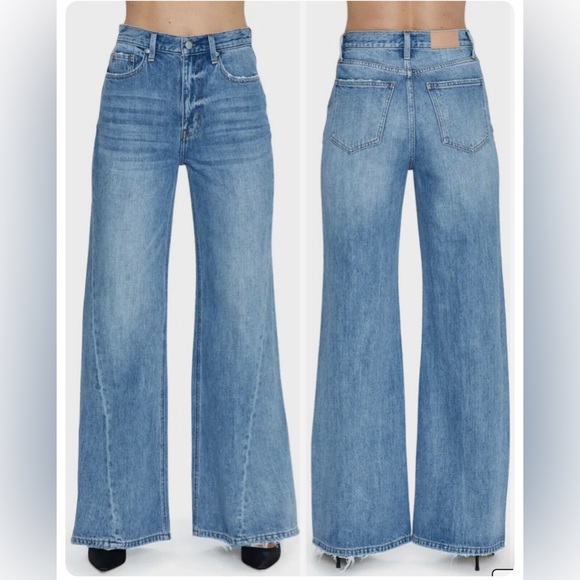 PISTOLA size 29 RUBY HIGH RISE PALAZZO W/CROSS SEAM - Picture 2 of 6